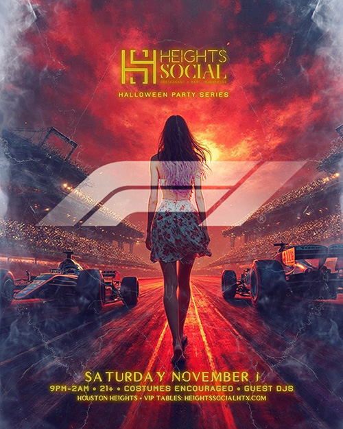 Heights Social Halloween Party Series F1 Saturday November 1 2025