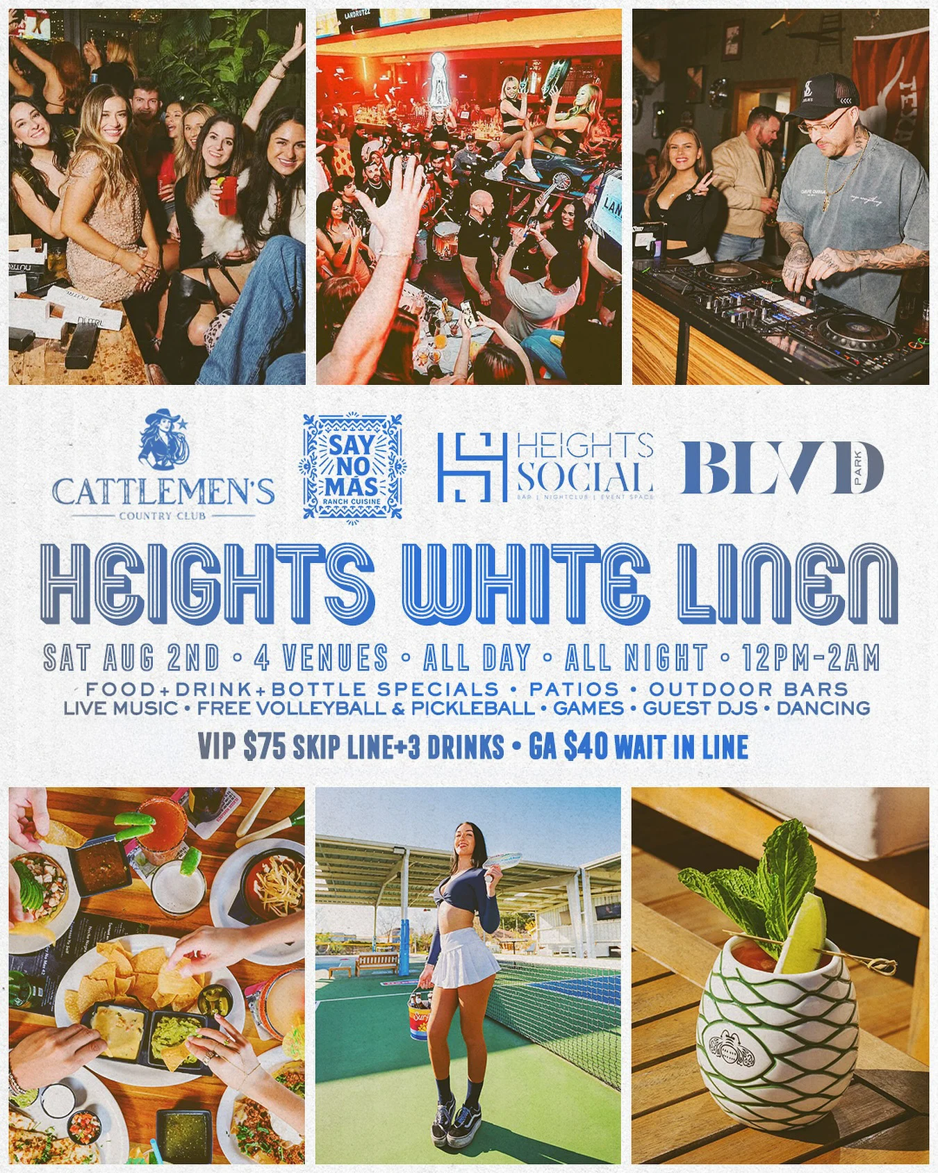 VIP linen and table setup